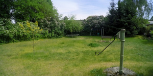 Garten mit Feuerstelle
