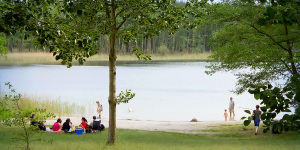 Liegewiese am See